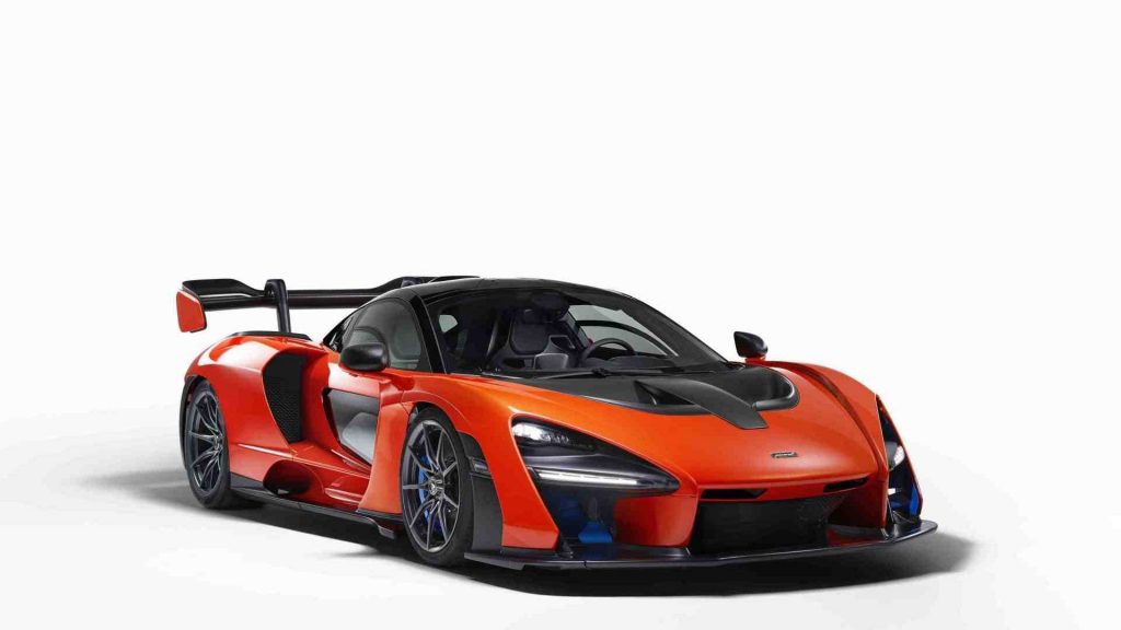 Mc Laren Senna naranja autodo